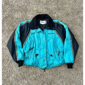 Vintage Polaris Aztec Made in US Thinsulate Snowmobile Ski Jacket Women's Size L